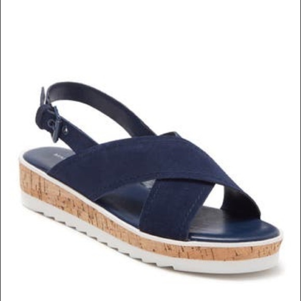 Marc Fisher Glitze Wedge Sport Sandal Size 10